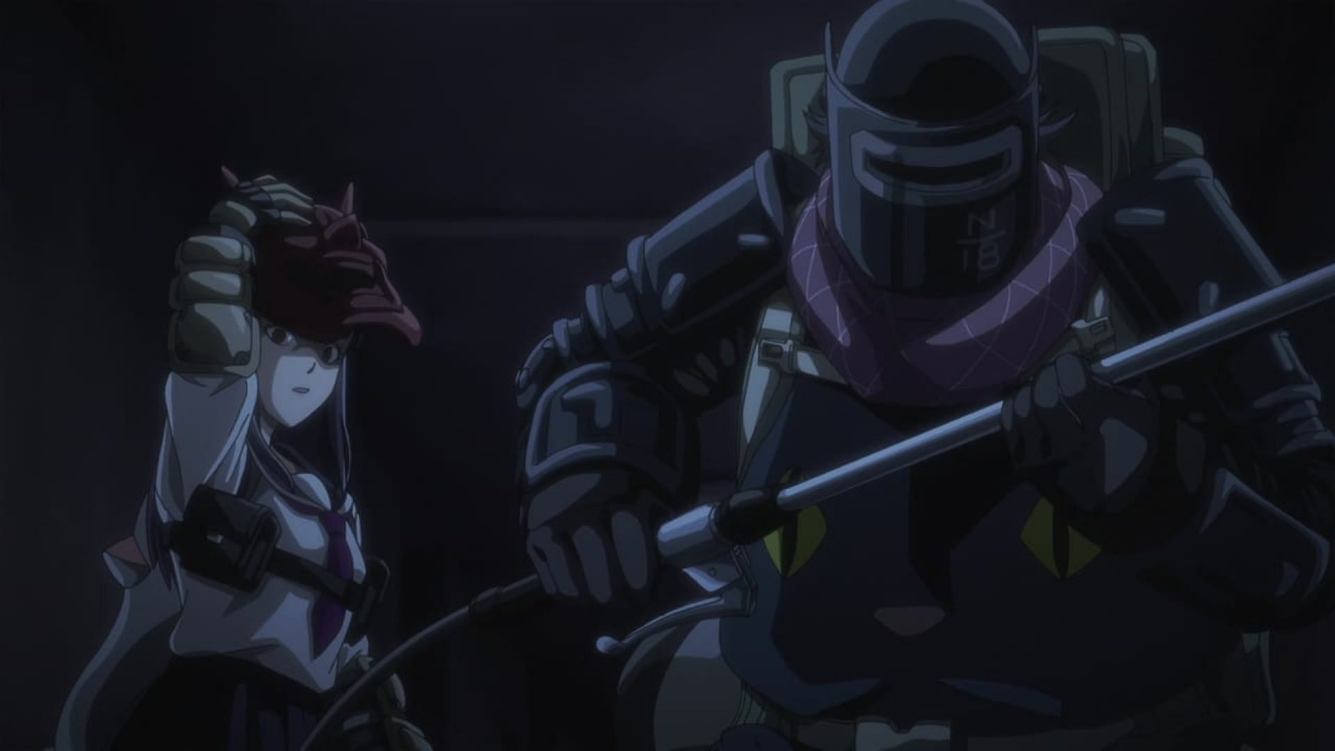 Kaoru and Kunagi in the episode (Image via OLM Studios)